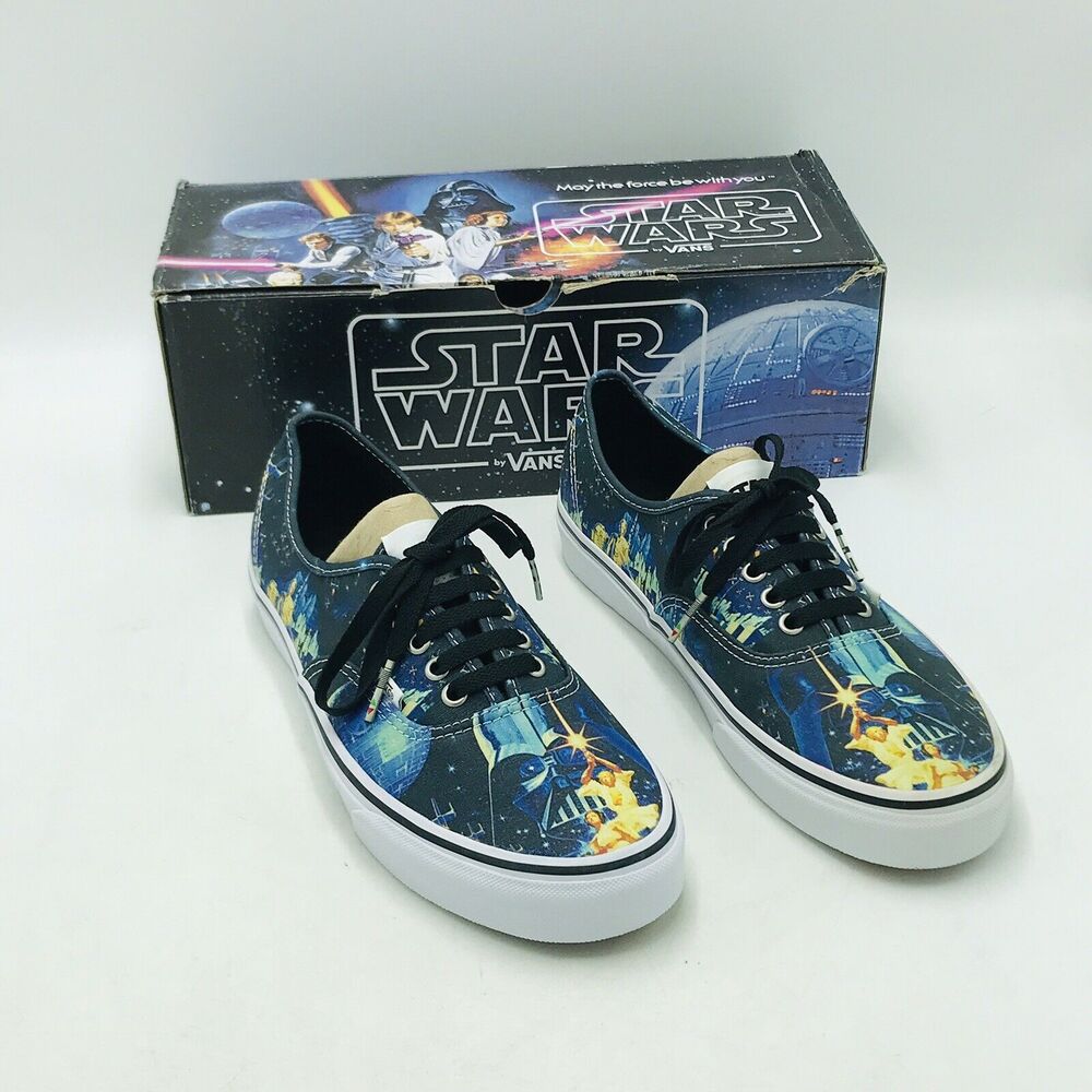 Vans Men's 10 Sneakers Star Wars A New Hope Movie Poster 2014 Authentic New